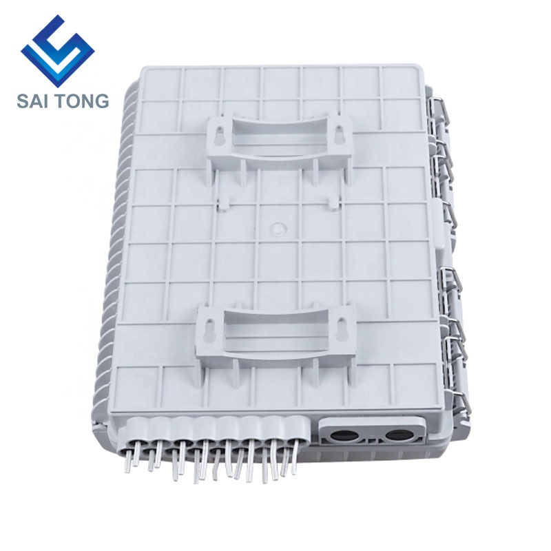 جعبه پایانه Cixi made16 هسته sc/upc FTTH جعبه توزیع 16 هسته ای کابل لاستیکی ضد آب Gland Gpon onu Fiber Junction Box