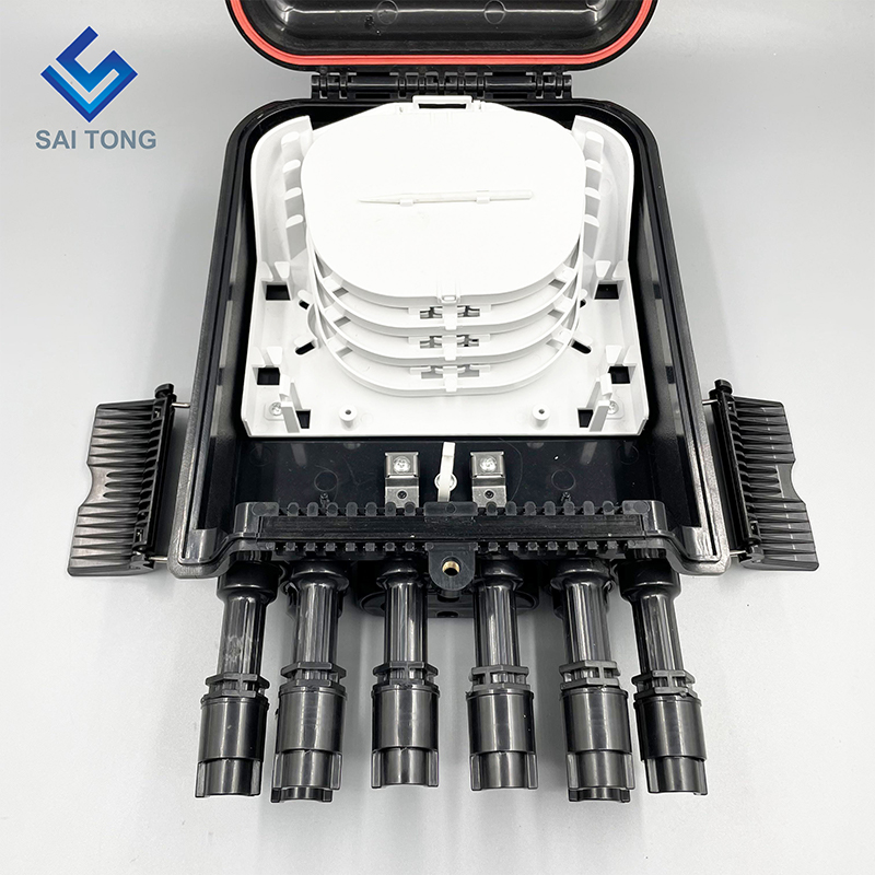 آمریکای جنوبی FTTH 2/8 پورت فیبرا Optica Cajas ترمینال فیبر ضد آب IP68 جعبه توزیع اتصال جدید با فلنج هواوی