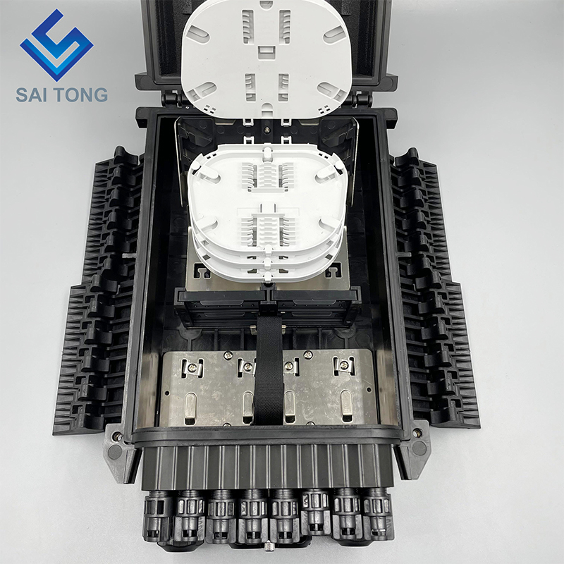 Saitong FTTH ضد آب IP65 16 هسته ای توزیع جعبه فیبر نوری ترمینال 4 در 16 با محصول جدید 1 خریدار