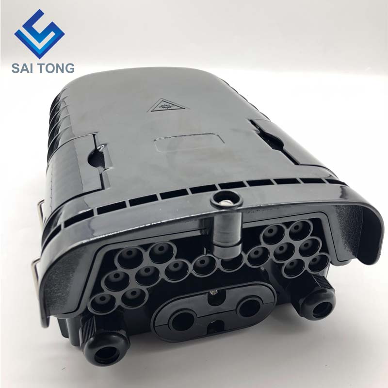 جعبه فیبر نوری Saitong Made16 Core PLC FTTH FTTX FTTP Fiber Termination Box IP65 Outdoor Optical Fiber Joint Box Nap