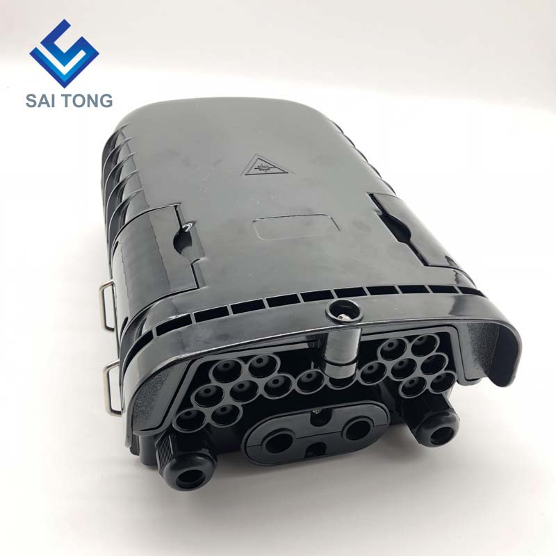 جعبه بسته شدن فیبر نوری Saitong 16 Core sc FTTH FTTX FTTP Fiber Termination Box IP65 Outdoor Optical Joint Box به سبک جدید