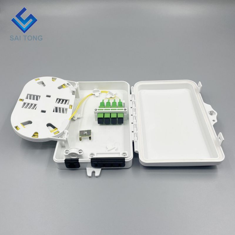 منبع IP65 1 ورودی 4 خروجی ST-F311 FTTH Mini 6 هسته ای فیبر نوری توزیع فریم پایان جعبه FDB در فضای باز