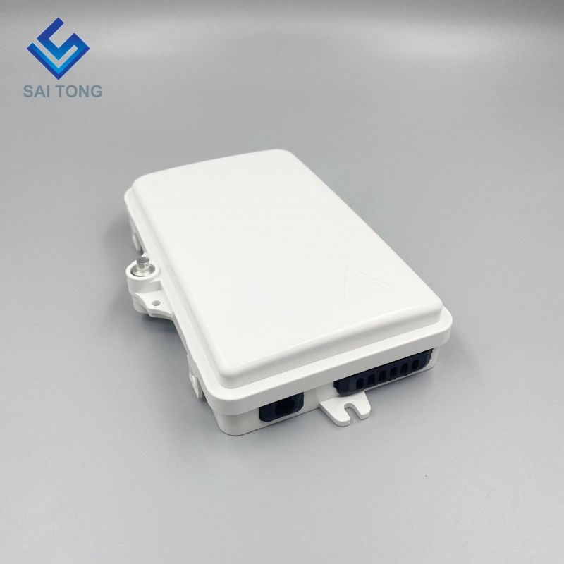 Saitong 1/6 Ports FTTH FTTX جعبه توزیع فیبر نوری 6 هسته ای جعبه پشتیبانی PLC جعبه نوری ABS