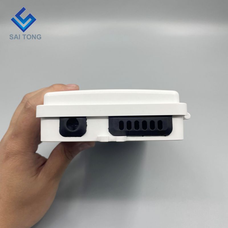 Saitong 1/6 Ports FTTH FTTX جعبه توزیع فیبر نوری 6 هسته ای جعبه پشتیبانی PLC جعبه نوری ABS