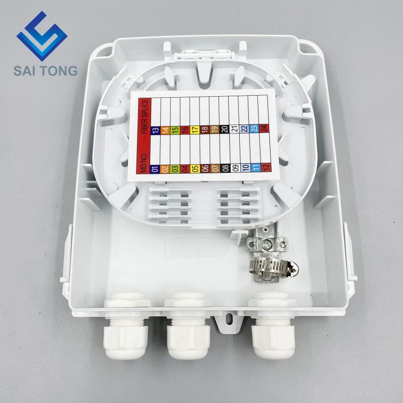 جعبه ترمینال فیبر نوری Cixi Saitong FTTH 8 Core داخلی با 8 پورت فیبر باکس دیواری 1 در/3 خروجی FDB محصول جدید