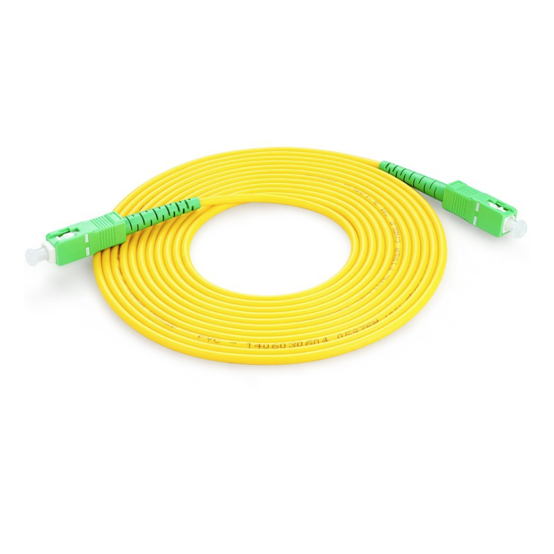 Sc/Apc Simplex Singlemodes 1m 3.0mm/2.0mm Fiber Optic Patch Cord Leads Jumpers