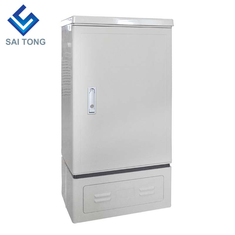 فروش داغ SaiTong FTTH 288 Core کابینت توزیع فیبر در فضای باز SMC مواد ضد آب در فضای باز 288 کابینت فیبر ODF ODB