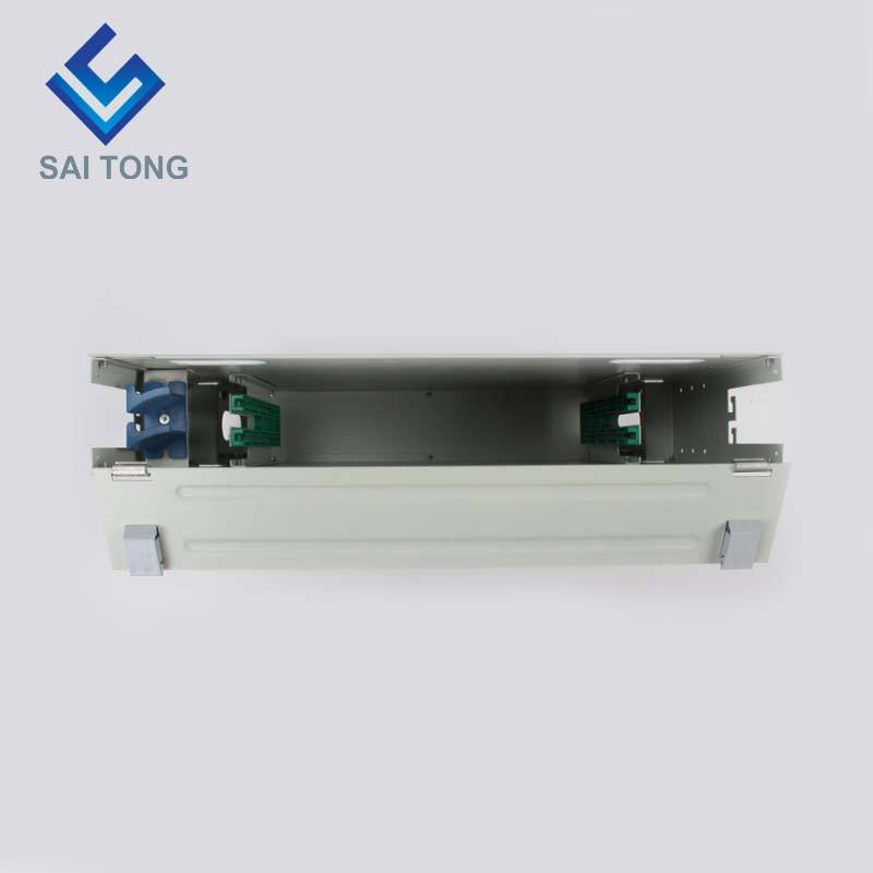 SaiTong FTTH 19 اینچ قفسه نصب کابینت 24 پورت SC/FC ODF 2 U 24 هسته فیبر نوری توزیع قاب اختیاری بار کامل